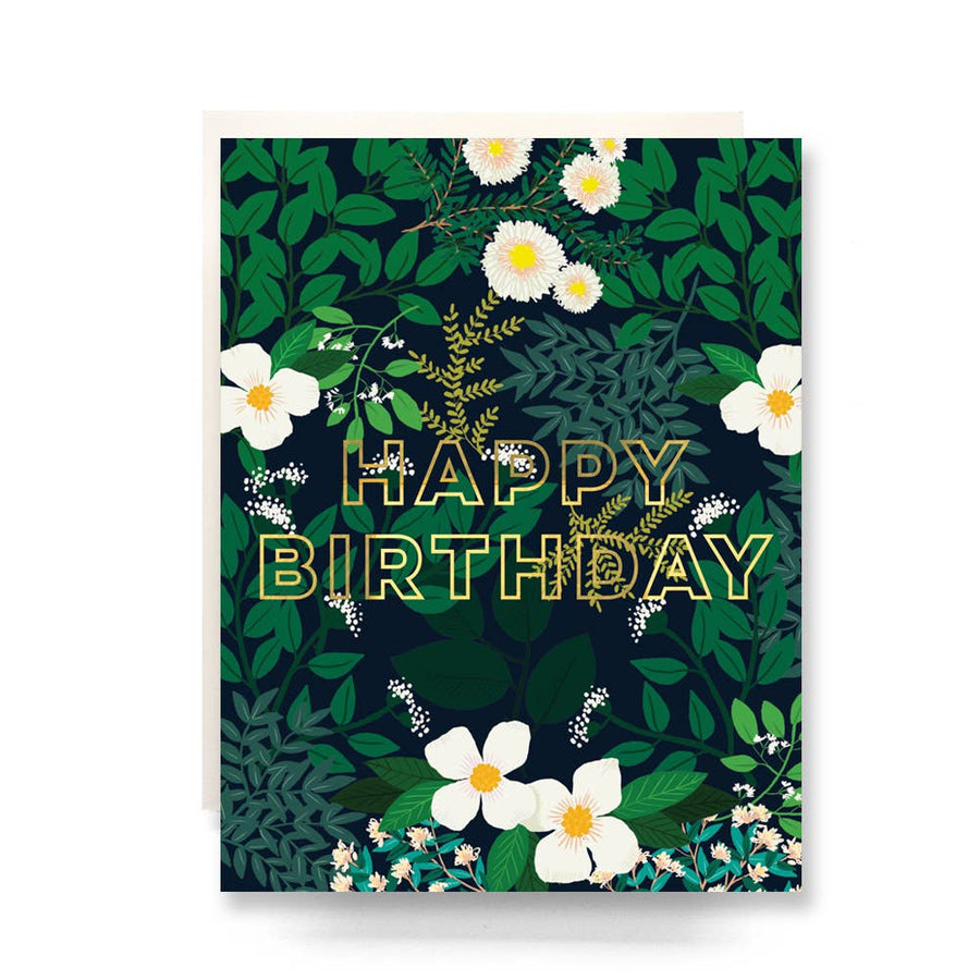 "Happy Birthday" Garden Card - Bumble Plants