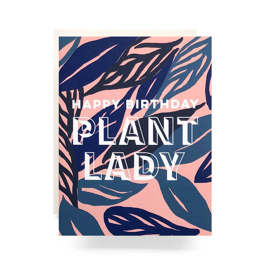 "Happy Birthday Plant Lady" Card - Bumble Plants