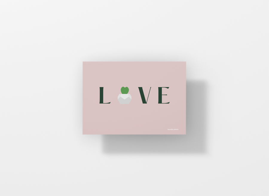 Love Day Plant Card - Bumble Plants