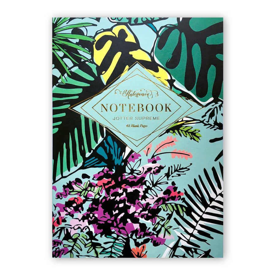 Notebook - Tropical Garden Jotter Supreme - Bumble Plants